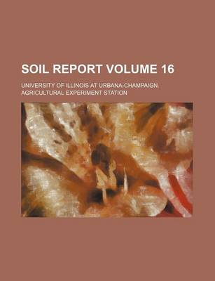 Book cover for Soil Report Volume 16