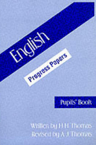 Cover of English Progress Papers