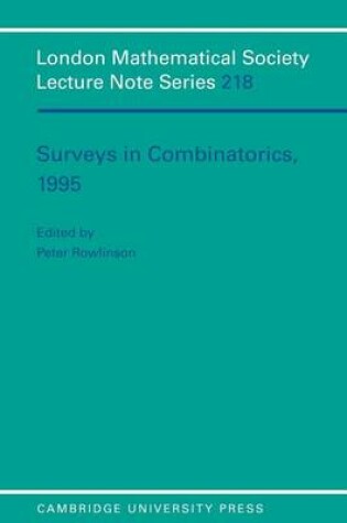 Cover of Surveys in Combinatorics, 1995