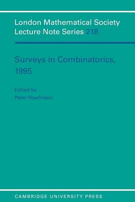 Book cover for Surveys in Combinatorics, 1995