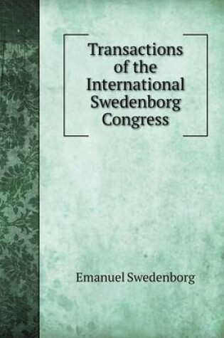 Cover of Transactions of the International Swedenborg Congress