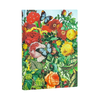 Book cover for Butterfly Garden Midi Lined Softcover Flexi Journal (176 pages)