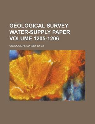 Book cover for Geological Survey Water-Supply Paper Volume 1205-1206