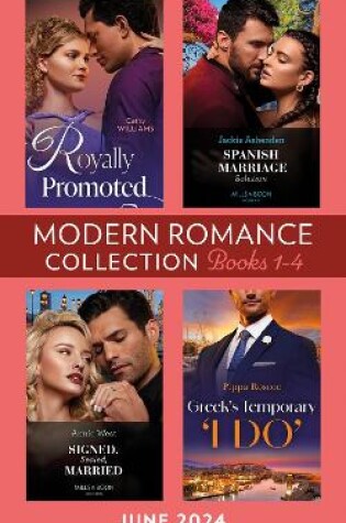Cover of Modern Romance June 2024 Books 1-4
