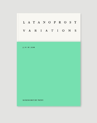 Book cover for Latanoprost Variations