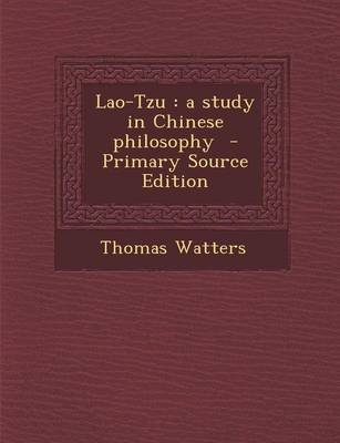 Cover of Lao-Tzu