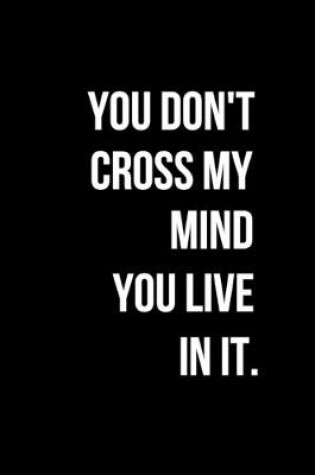 Cover of You Don't Cross My Mind you Live in it.