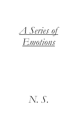 Book cover for A Series of Emotions