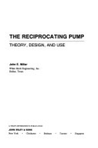 Cover of Reciprocating Pump