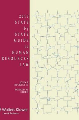 Cover of State by State Guide to Human Resources Law, 2013 Edition