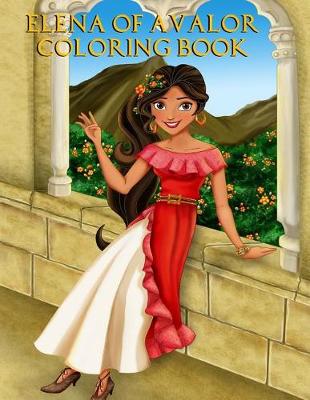 Book cover for Elena of avalor coloring