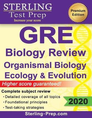 Book cover for Sterling Test Prep GRE Biology