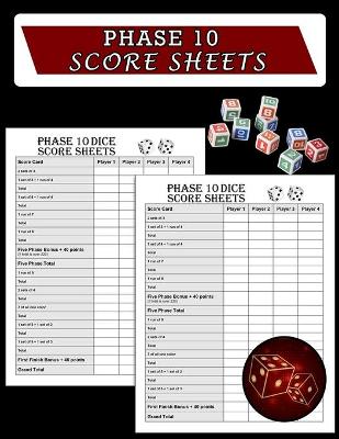 Book cover for Phase 10 Score Sheets