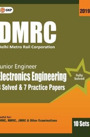 Cover of Dmrc 2019 Junior Engineer  Electronics Engineering  Previous Years' Solved Papers (10 Sets)