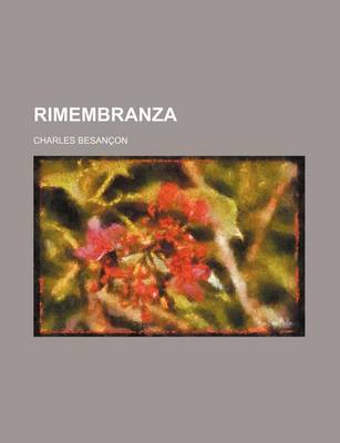 Book cover for Rimembranza