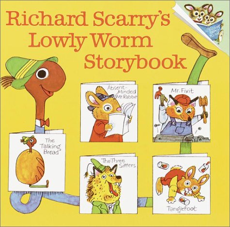 Book cover for Richard Scarry's Lowly Worm Storybook