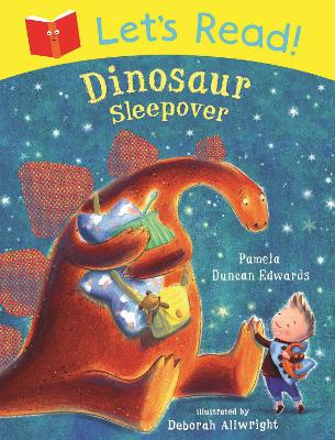 Book cover for Let's Read! Dinosaur Sleepover