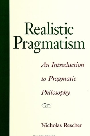 Cover of Realistic Pragmatism