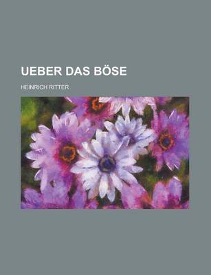 Book cover for Ueber Das Bose