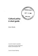 Book cover for Cultural Policy