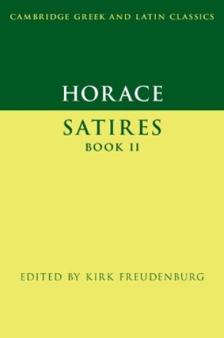 Cover of Horace: Satires Book II