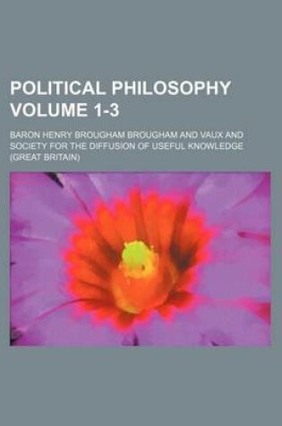 Cover of Political Philosophy Volume 1-3