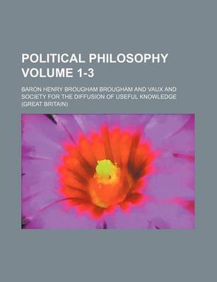 Book cover for Political Philosophy Volume 1-3