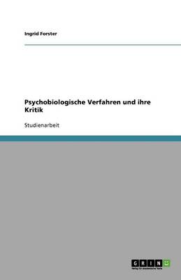 Book cover for Psychobiologische Verfahren und ihre Kritik