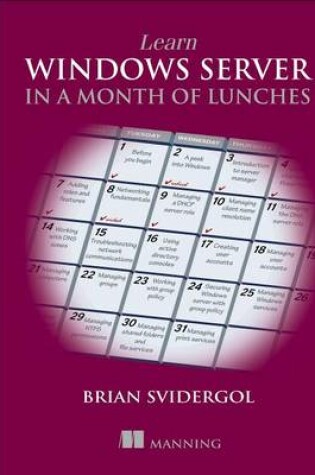 Cover of Learn Windows Server in a Month of Lunches