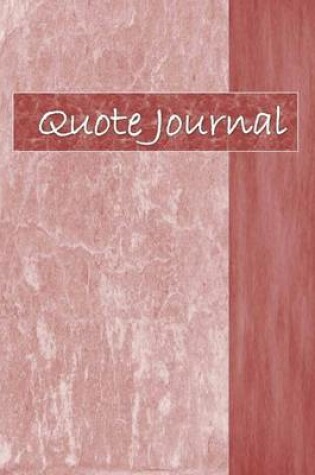 Cover of Quotes Journal