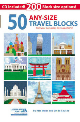 Cover of 50 Any- Size Travel Quilt Blocks