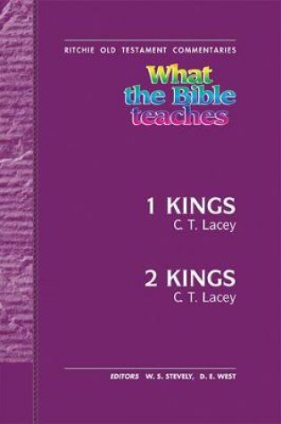 Cover of What the Bible Teaches - 1 & 2 Kings