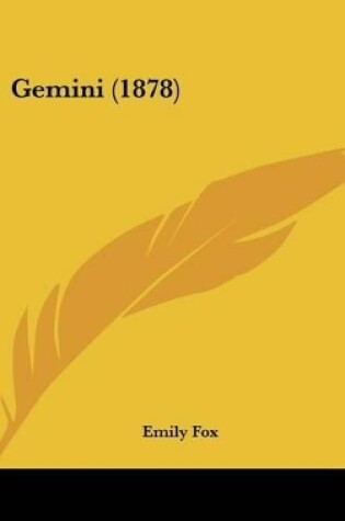 Cover of Gemini (1878)