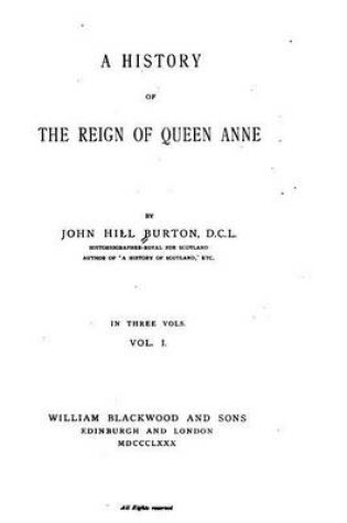 Cover of A History of the Reign of Queen Anne