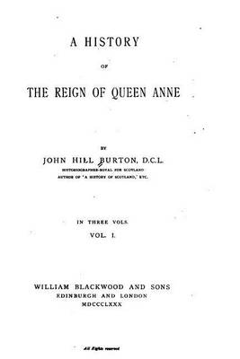 Book cover for A History of the Reign of Queen Anne