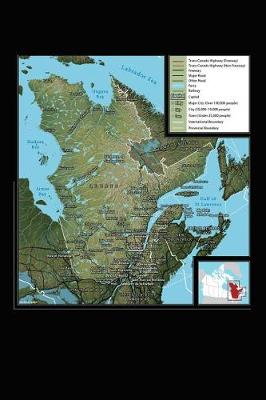 Book cover for The Map of Quebec, Canada Journal