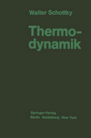 Cover of Thermodynamik