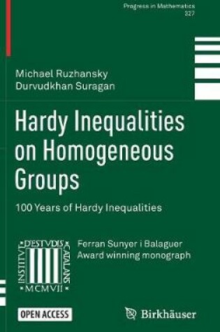 Cover of Hardy Inequalities on Homogeneous Groups