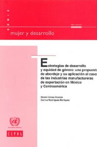 Cover of Estrategias de desarrollo y equidad de genero