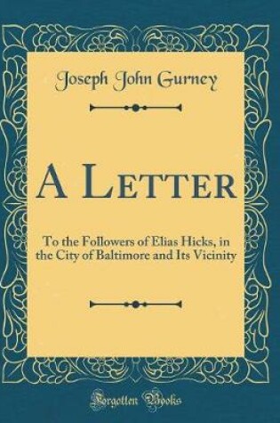 Cover of A Letter