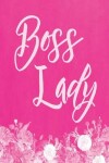 Book cover for Pastel Chalkboard Journal - Boss Lady (Pink)