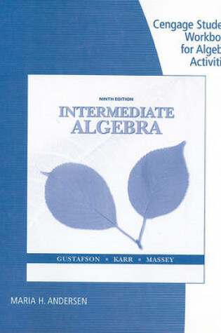 Cover of Intermediate Algebra