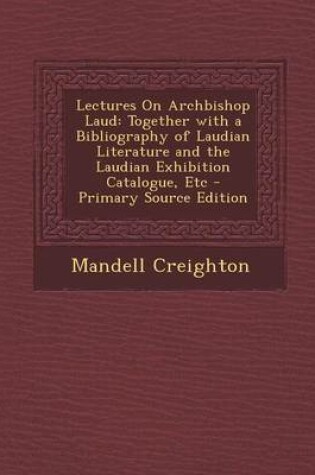 Cover of Lectures on Archbishop Laud