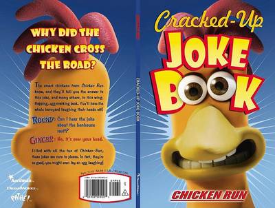 Book cover for Chicken Run Cracked-up Joke Book