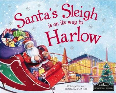 Book cover for Santa's Sleigh is on it's Way to Harlow