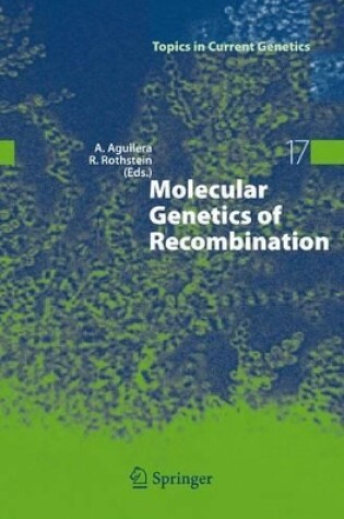 Cover of Molecular Genetics of Recombination