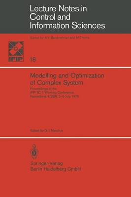 Book cover for Modelling and Optimization of Complex System