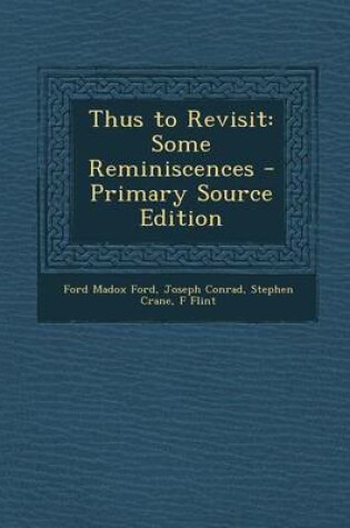 Cover of Thus to Revisit