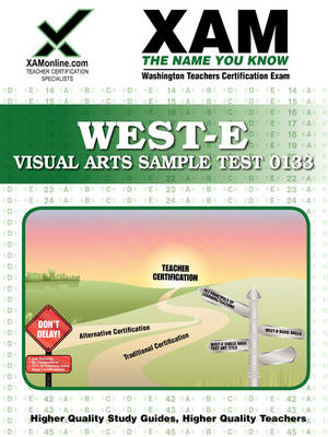 Book cover for West-E Visual Arts Sample Test 0133 Teacher Certification Test Prep Study Guide