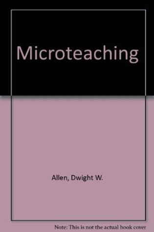 Cover of Microteaching